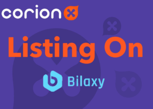 CorionX to be listed on Bilaxy Exchange